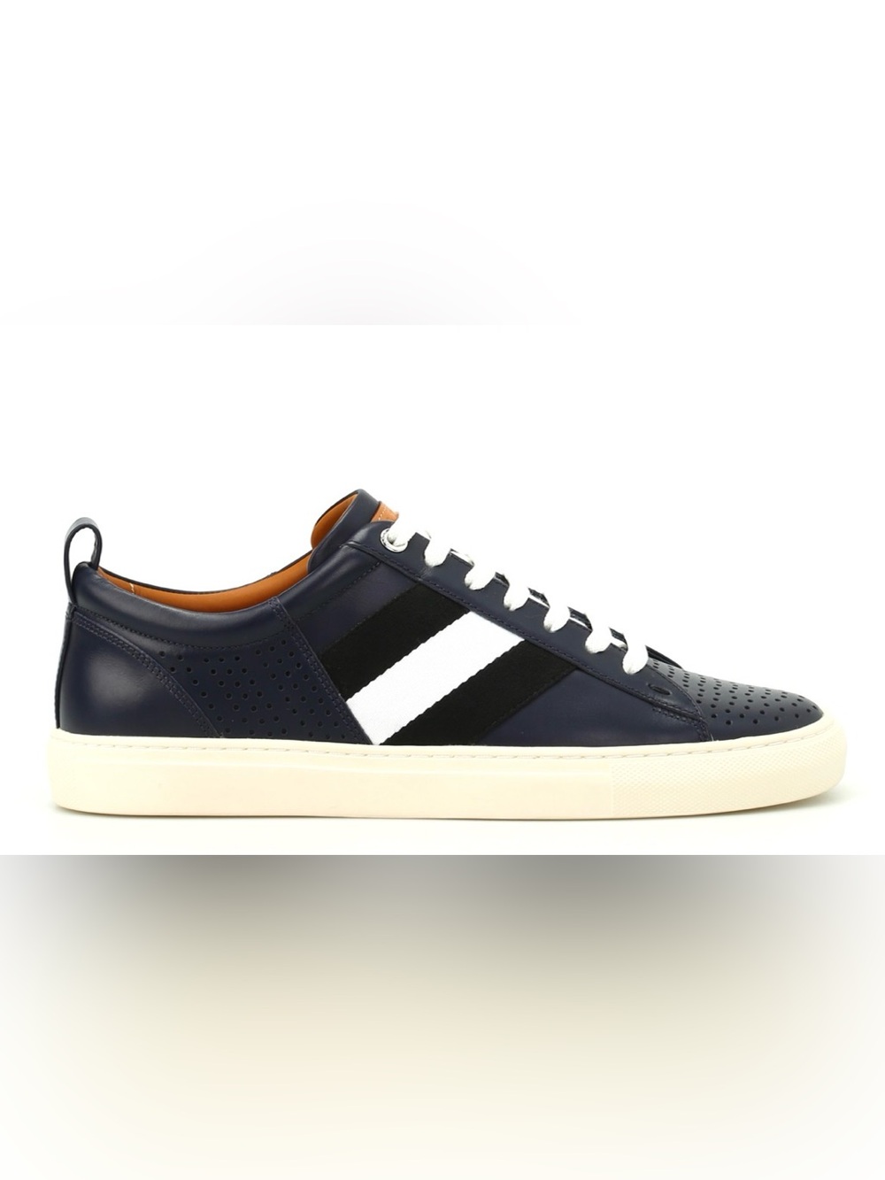 Bally Blue Leather Ink Calf Men’s Sneakers
